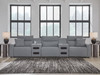 Modmax II - Reclining Sectional - Salt And Pepper