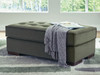 Caspian-Town - Oversized Accent Ottoman - Olive