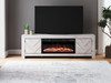 Cayboni - LG TV Stand With Fireplace Option