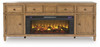 Sharlance - 81" TV Stand With Electric Fireplace