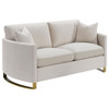Corliss - Upholstered Arched Arm Loveseat