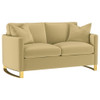 Corliss - Upholstered Arched Arm Loveseat