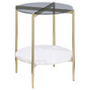 Jonelle - Round Glass Top Table