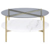Jonelle - Round Glass Top Table