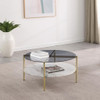 Jonelle - Round Glass Top Table