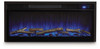 Entertainment Accessories - Fireplace Insert With Faux Birch Log Set - Black