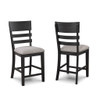 Guthrie - 5 Piece Counter Dining Room Set - Charcoal / Gray