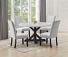 Vance - 5 Piece Dining Room Set - White / Gray