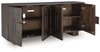 Cato - Accent Cabinet - Dark Brown