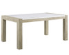 Hazel - Genuine Marble Dining Table - Wired White