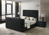 Josephine - Queen Bed With TV Lift - Black