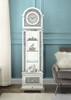 Noralie - Grandfather Clock With LED - Mirrored & Faux Diamonds