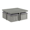 Uster - 2 Piece Occasional Set (Coffee Table And End Table) - Light Gray