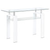 Dyer - 1-Shelf Rectangular Glass Top Table