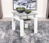 Dyer - 1-Shelf Rectangular Glass Top Table