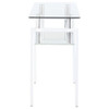 Dyer - 1-Shelf Rectangular Glass Top Table