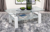 Dyer - 1-Shelf Rectangular Glass Top Table