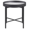 Ozella - Round Table With Hidden Storage Sandy