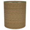 Halden - Round Woven Seagrass Accent Side Table - Light Brown