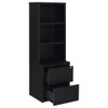 Westpark - 3 Piece Wall Unit Bookcase Set With USB