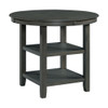 Amherst - Counter Table With Wood Leg - Grey Finish