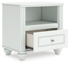 Kozlani - One Drawer Night Stand - White