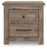 Rusticott - Two Drawer Night Stand - Brown