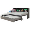 Renell - Twin Bed With Trundle & Storage - Black & Silver