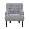 Charisma - Chenille Accent Chair - Gray