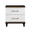 Niles - Nightstand - White / Cherry