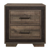 Ellendale - Nightstand - Brown / Gray