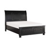 Laurelin - Sleigh Platform Bed With Footboard Storage