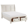 Laurelin - Sleigh Platform Bed With Footboard Storage