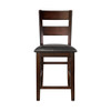 Mantello - Counter Height Chair (Set of 2) - Dark Brown