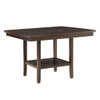 Balin - Counter Height Table With Lazy Susan - Dark Brown