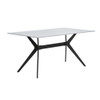 Brixley - Dining Table - White / Black