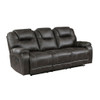 Gainesville - Double Reclining Sofa - Chocolate