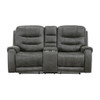 Oberon - Double Reclining Loveseat With Center Console