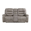 Oberon - Double Reclining Loveseat With Center Console