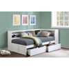 Galen - Bookcase Corner Bed