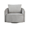Francine - Swivel Chair - Gray