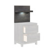 Zephyr - Wall Panel For Nightstand - Dark Gray