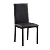 Tempe - Faux Leather Side Chair (Set of 4) - Black