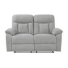 Jules - Double Reclining Loveseat - Gray