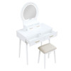 Camilla - Vanity Dresser With Mirror And Stool