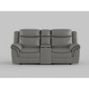 Aram - Double Glider Reclining Loveseat With Center Console, Receptacles And USB Ports