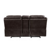 Aram - Double Glider Reclining Loveseat With Center Console, Receptacles And USB Ports