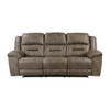 Hazen - Double Reclining Sofa - Brown