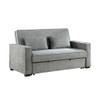 Alta - Convertible Studio Sofa With Pull-Out Bed - Gray