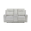 Benton - Double Reclining Loveseat - Light Gray